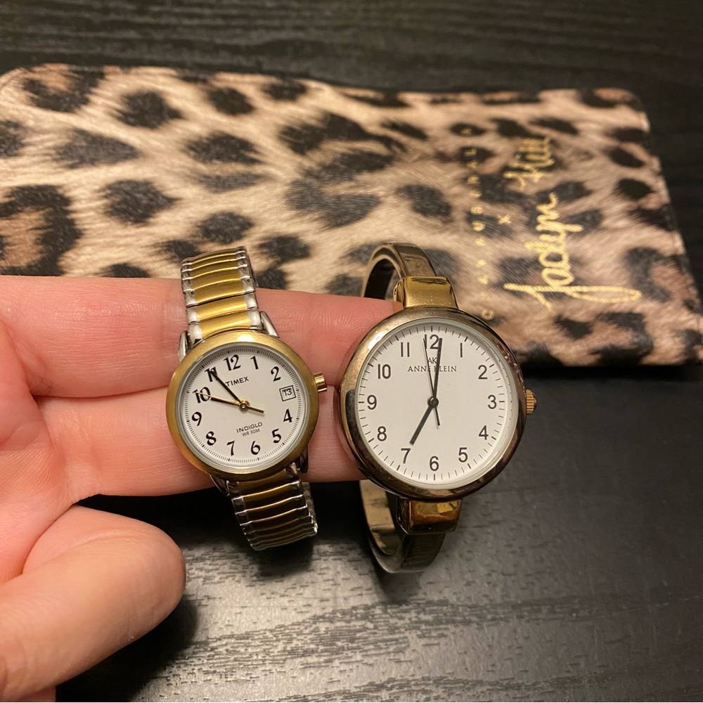 Bundle - 2 watches and eye glass case